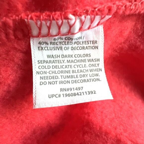 STATE OF MINE Women’s XL Holiday Sweatshirt Red Cocktails Sequins NWT Christmas - Picture 6 of 10